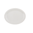 Thumbnail image #1 for Vertex China Cash ’N Carry CAT-13/6 Porcelain Oval Platter, 11-1/2", Narrow Rim 1 Dozen