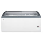 Thumbnail image #1 for Summit Commercial FOCUS171 Chest Ice Cream Freezer, 17.1 cu. ft., 67"W, (2) Angled Sliding Tempered Glass Lids