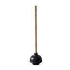 Thumbnail image #1 for CAC China PLGW-24 Plunger with 24-Inch Wooden Handle and Black Rubber Cup Case of 24