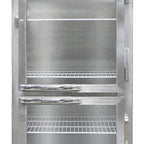 Thumbnail image #1 for Continental Refrigerator Designer Line D1RNGDHD One-Section Reach-In Refrigerator, Half-Height Glass Doors, Stainless Front, Top-Mounted Refrigeration
