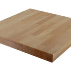 Thumbnail image #1 for G & A Commercial Seating BBU Series BBU3048 Rectangular Solid Beechwood Butcher Block Table Top, 48" x 30" x 2-1/4"