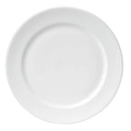 Thumbnail image #1 for Steelite Tria, Simple Plus 6352MP38 Round Porcelain Flat Plate, 10.63-Inch, Oven Safe to 425°F 1 Dozen