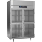 Thumbnail image #1 for Victory Refrigeration UltraSpec™ RSA-2D-S1-HG-HC Two-Section Reach-In Refrigerator, 44.57 cu. ft., Glass Half-Hinged Doors, Stainless Steel