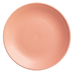 Thumbnail image #1 for Vertex China Elements E-8-R China Plate, 8-7/8 in, Round, Coupe Rim, Polished Foot, Subtle Embossing Case of 2 Dozen