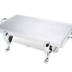 Thumbnail image #1 for Eastern Tabletop Park Avenue 3257A Countertop Stainless Steel Grill Stand with Removable Aluminum Griddle Top and Gravy Drip Catch Lane