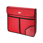 Thumbnail image #1 for CAC China BTPZ-0524R Insulated Pizza Delivery Bag, 24 x 24 x 5 in, Red, Water-Resistant Nylon Exterior Case of 6