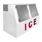 Thumbnail image #1 for Leer 3460301 Outdoor Ice Merchandiser, 46 cu. ft., Solid Door, Self-Contained Bottom-Mounted Refrigeration