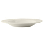 Thumbnail image #1 for Tuxton China AMU-069 Round Ceramic Pasta Bowl, 18-1/2 oz., 12" Diameter x 1-1/2"H, Pearl White 1 Dozen