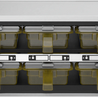 Thumbnail image #1 for Merco MercoEco™ MHG32SSB2N Electric Countertop Pass-Through Heated Holding Cabinet, 3 Shelves, Digital Controls, Stainless Steel
