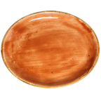 Thumbnail image #1 for Vertex China London Terra LTC-14 China Platter, 13-1/2", Oval, Coupe Rim, Hand Painted 1 Dozen