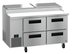 Thumbnail image #5 for Hoshizaki Steelheart 60-Inch Two-Section Pizza Prep Table with Drawers and Self-Contained Refrigeration
