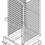 Thumbnail image #1 for Lainox New Chill KKS202U 20-Tray Trolley with Drip Tray, 397 lb Maximum Load