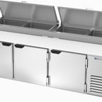 Thumbnail image #5 for Beverage-Air DP93HC 93-Inch Three-Section Pizza/Deli Refrigerated Prep Table