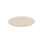 Thumbnail image #1 for CAC China MLJSP-8 9-Inch Ivory Round Melamine Plate with Rolled Edge Case of 2 Dozen