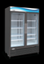 Thumbnail image #6 for Serv-Ware 48 Cu. Ft. Black Two-Door Glass Door Merchandiser Refrigerator