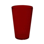 Thumbnail image #1 for G.E.T. Tahiti 2216-1-R Plastic Beverage Tumbler, 16 oz, Red, Textured SAN Case of 6 Dozen