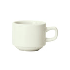 Thumbnail image #1 for Winco Birkhall BCC-85-AW Stackable Porcelain Coffee Cup, 8.5 oz, American White Case of 3 Dozen