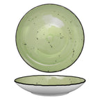 Thumbnail image #1 for International Tableware Rotana RT-110-LI Pasta Bowl, 46 oz., 10" Diameter, 2"H, Ceramic, Lime 1 Dozen