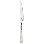 Thumbnail image #1 for 1880 Hospitality Chef's Table by Oneida® B327KSSF 10" 18/0 Stainless Steel Steak Knife with Hammered Finish Pack of 1 Dozen