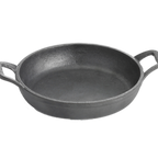 Thumbnail image #1 for TableCraft Products CW30104 Round Cast Iron Mini Server, 12 oz, with Handles, Non-Stick Case of 6
