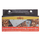 Thumbnail image #1 for Chef Master Mr. Bar-B-Q 02109Y Stainless Steel Smoker Box with Lid Case of 6