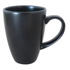 Thumbnail image #1 for Tableware Solutions USA Matte Black by Continental 24RUS051-71 Matte Black China Coffee Mug, 11.5 oz, with Handle Case of 24