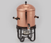 Thumbnail image #2 for Mesa 13 Qt Copper Hammered Round Coffee Urn
