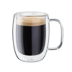 Thumbnail image #1 for Zwilling J.A. Henckels Sorrento Plus 1019458 Double Espresso Glass Mug Set, 4.5 oz, Double-Wall Borosilicate Glass Case of 2