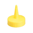 Thumbnail image #1 for TableCraft 100TM 38mm Yellow Cone Tip Squeeze Bottle Top Case of 12