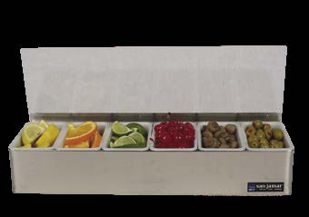 Product image #4 for CFS Brands B4186L Bar Garnish Caddies