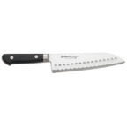 Thumbnail image #1 for JB Prince Misono Y723 7-inch Forged Santoku Knife with Hollow-Ground High-Carbon Stainless Steel Blade and Wood Handle