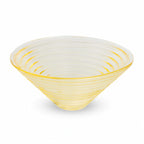 Thumbnail image #1 for Korin Inc GL-304 Yellow Glass Cereal Bowl, 6 oz, 4.75" Diameter