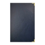 Thumbnail image #1 for Risch Harley HARST-2V 8.5X14 Padded Faux-Leather Double-Fold Menu Cover, 2-View, 8-1/2 x 14 in Case of 25
