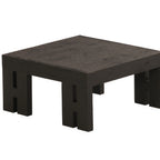 Thumbnail image #2 for Cal-Mil Brooklyn 23794-6-13 Square Textured Wood Buffet Riser, 12"W x 12"D x 6"H