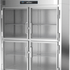Thumbnail image #1 for Victory Refrigeration UltraSpec™ RSA-2N-S1-HG-HC Two-Section Glass-Door Reach-In Refrigerator, 41.35 cu. ft., Self-Contained Top-Mounted