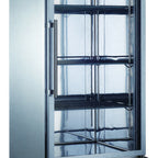 Thumbnail image #1 for SABA S-23FG One-Section Glass Door Reach-In Freezer, 23 cu. ft., 29"W, Stainless Steel, Bottom-Mounted Refrigeration