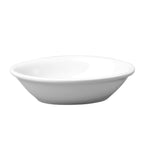 Thumbnail image #1 for Steelite International Homer, Arctic White HL00210000 Oval China Baker, 6 oz, 5-1/4 x 4 in Case of 3 Dozen