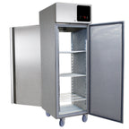 Thumbnail image #2 for QualServ (Middleby) UCRP125-SS31A U-Line Corporation (Middleby) Pass-Thru Reach-In Refrigerator, 1-Section, 25 cu. ft., Solid Front/Back Doors