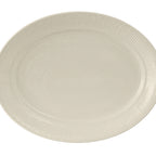 Thumbnail image #1 for Tuxton China Hampshire HEH-131 Oval Platter, 10.125"W x 13"D x 1.5"H, collection, vitrified china, stackable, chip resistant, microwave 1 Dozen