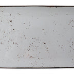 Thumbnail image #1 for Tableware Solutions USA Rustics by Continental 33RECT201-01 Rectangular China Platter, White, 10-1/2 x 6-1/4 in. Case of 12