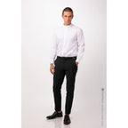 Thumbnail image #1 for Chef Works Formel SFB01-WHT-L Men's White Long-Sleeve Poly/Cotton Dress Shirt, Large