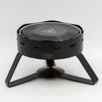 Thumbnail image #1 for Eastern Tabletop Ecoburner EB15005 Round Waterless Chafer Frame/Stand, Black, Large