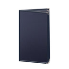Thumbnail image #1 for Risch Pajco 2004 8.5X14 Semi-Flexible Menu Cover, 8-1/2 x 14 in, Booklet, 4-View, Stitched Leatherette Binding Case of 25