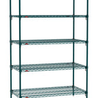 Thumbnail image #1 for Metro Super Erecta SA-2448K3-74-S5 Super Adjustable Super Erecta® Starter Wire Shelving Unit, 48"W x 24"D x 74"H, 800 lb. capacity per shelf, 2000
