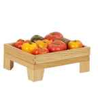 Thumbnail image #2 for Cal-Mil 23601-3-21 Oak Taper-Leg Buffet Riser, 10"W x 12"D x 3"H