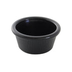 Thumbnail image #1 for Thunder Group PL531BL1 3 oz Black Round Fluted Plastic Ramekin Case of 24 Dozen