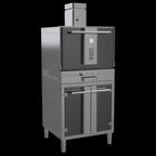 Thumbnail image #1 for Kopa Grilling Solutions KOPA TYPE 401S Self-Standing Charcoal Oven with Cabinet Stand, Top Heating, 28"W x 27-1/2"D x 67-9/10"H