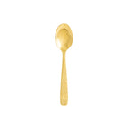 Thumbnail image #1 for Kadra Kitchenware Vikko Crown VC-192-TS Tea Spoon, Full Gold, 18/10 Stainless Steel Case of 12