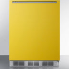 Thumbnail image #6 for Summit Appliance 24-Inch ADA Height Undercounter Refrigerator-Freezer with Saffron Gold Door