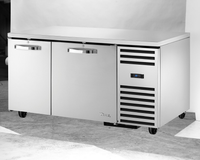 True SPEC SERIES Spec Package 3 2-Section Deep Undercounter Refrigerator, Solid Doors, 60.25-Inch Wide, Stainless Steel